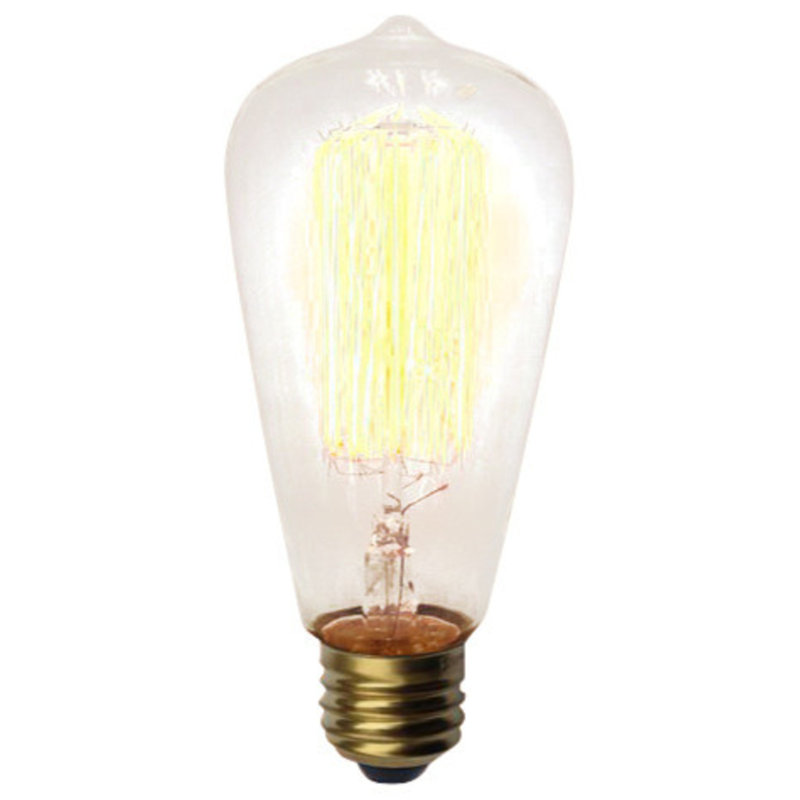 Urbanest 60 Watt, ST58 Incandescent, Dimmable Light Bulb, Warm White (2700K) E26/Medium